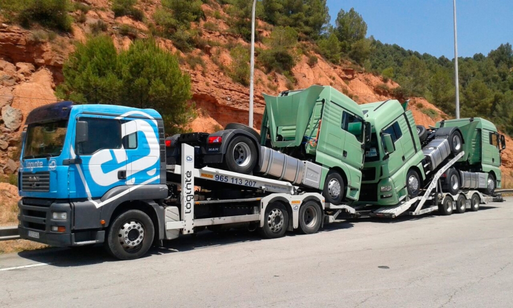 Transporte de mercancía pesada en carretera