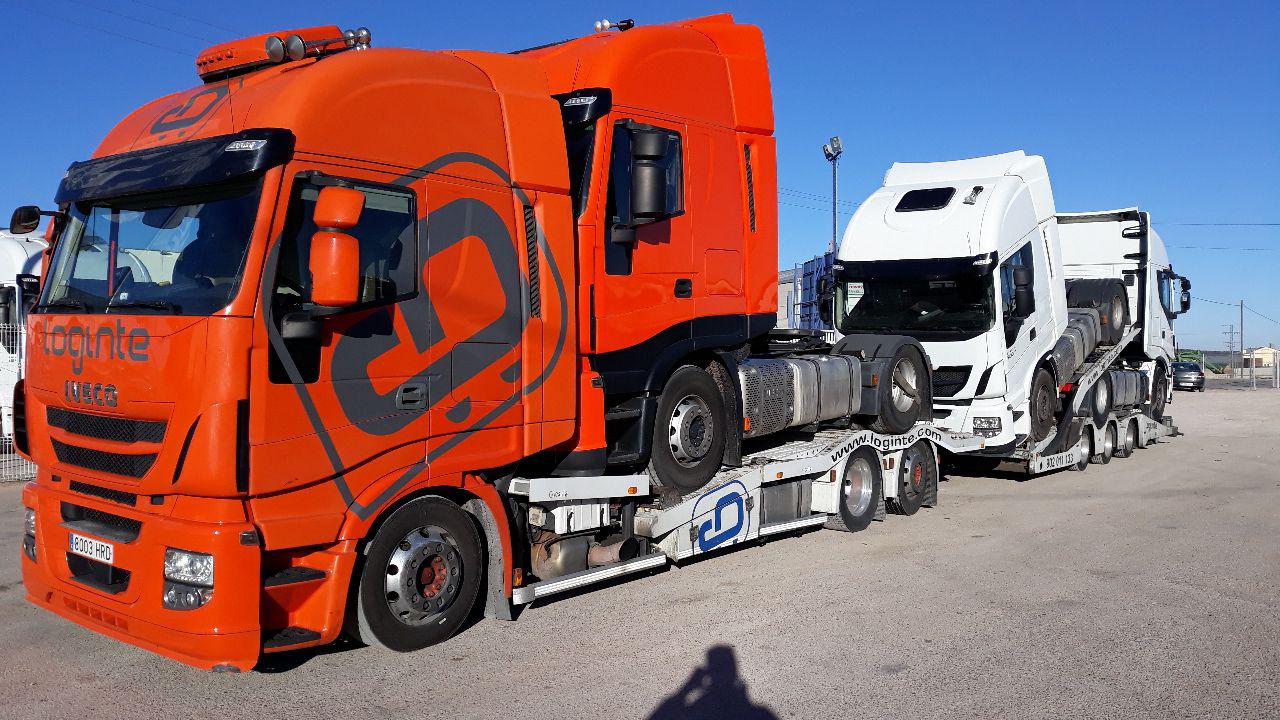 Transporte de camiones en carretera
